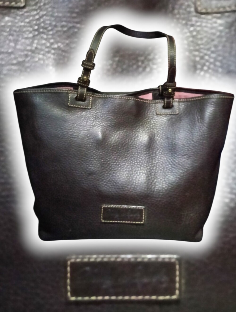 (EUC) Vintage DOONEY & BOURKE® Medium East / West Tote Bag - Chocolate